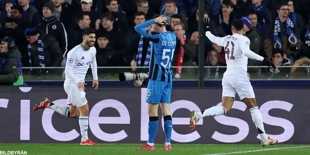 Matchrapport Club Brugge - Aston Villa