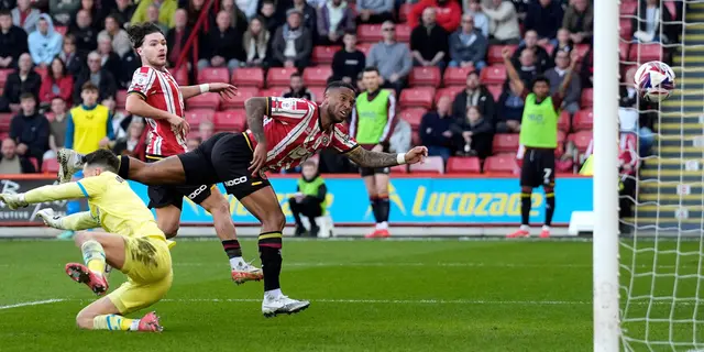 Campbell nickade tre poäng till Blades mot Preston