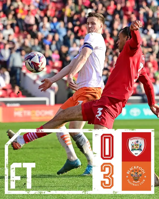 Blackpool krossade Barnsley