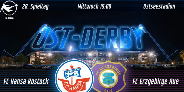 Inför FC Hansa Rostock - FC Erzgebirge Aue