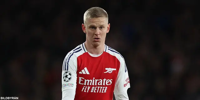 Zinchenko lånas ut till Nottingham Forest