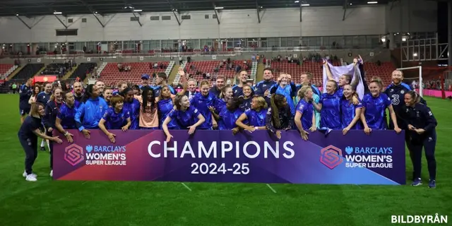 Chelsea vinnare av Women's Super League 2024-2025