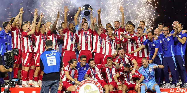 Fest på Karaiskakis och Panathinaikos säkrade andraplatsen