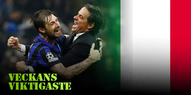 VV Italien: Inter tillbaka efter femton års väntan