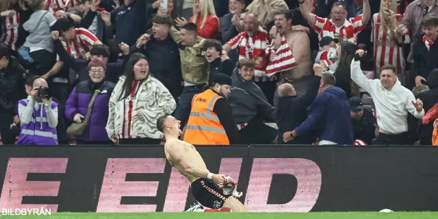 Sunderland vidare till final efter dramatiskt slut på övertid