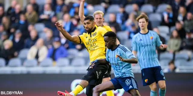 Fem spaningar efter Djurgårdens IF - Mjällby AIF