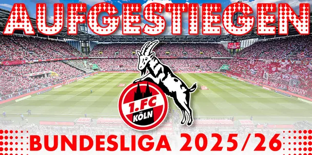 1. FC Köln är tillbaka i Bundesliga