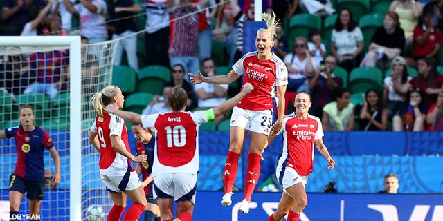 Stina Blackstenius sköt hem Champions League till Arsenal