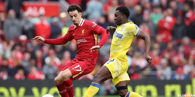 Palace avslutade med ett kryss mot Liverpool