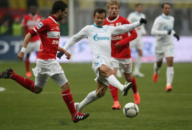 Spartak Moskva 1 - 2 Zenit. Stort steg mot ny ligatitel