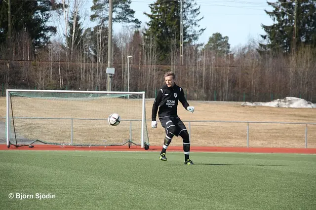 Efter matchen med Joakim Kvist