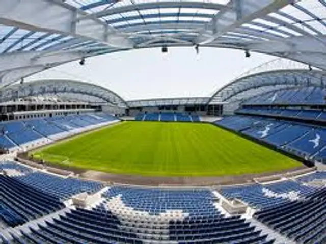 Inför bortamatchen på AmEx Stadium