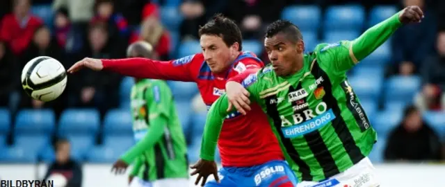 Wanderson på ingång till HIF, enligt Kvällsposten