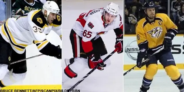 Chara, Karlsson och Weber nominerade till Norris Trophy 