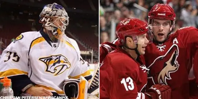 Preview: Phoenix Coyotes - Nashville Predators