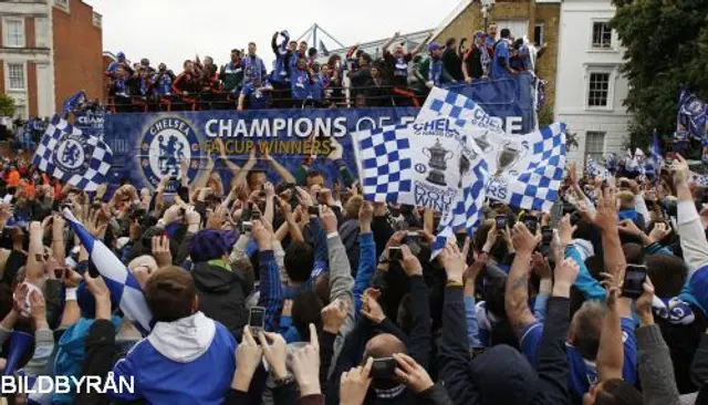 200 000 hyllade Chelsea när Champions League-pokalen kom hem