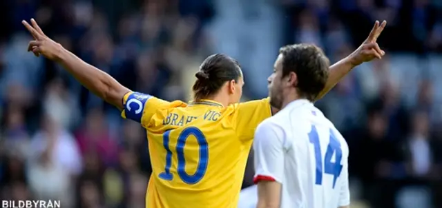 Sverige-Island 3-2: Zlatan låg bakom segern