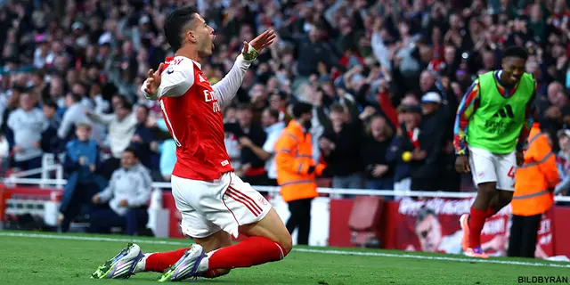 Delad poäng på Emirates mellan Arsenal och City