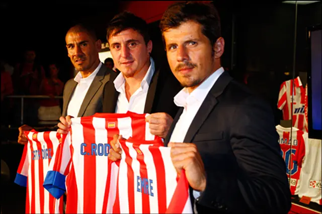 Bekräftade övergångar Atlético de Madrid sommaren 2012