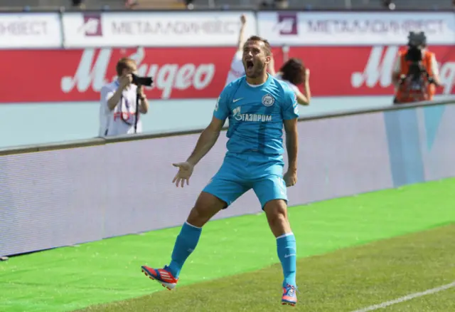 Zenit 2 - 0 Dinamo Moskva. Enkel seger i toppmötet