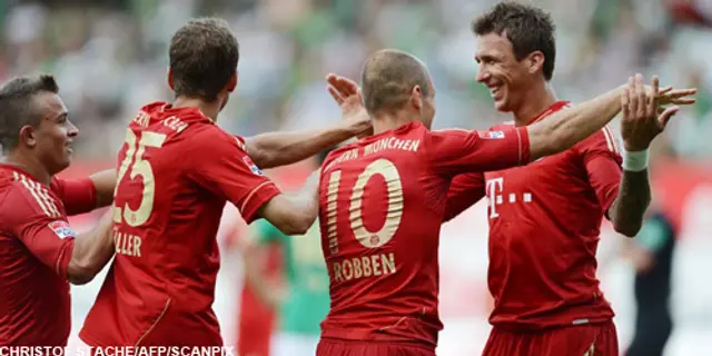 Starkt Bayern spelade ut Wolfsburg