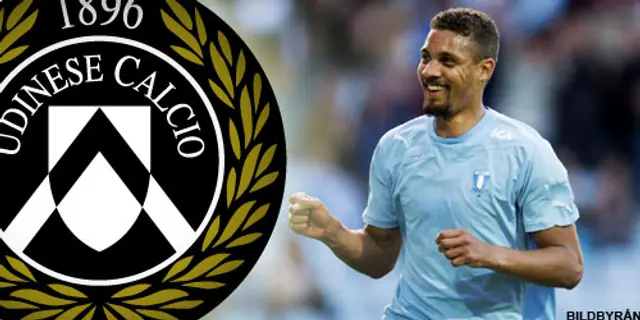 Mercato Udinese: Mathias Ranégie värvad från Malmö FF