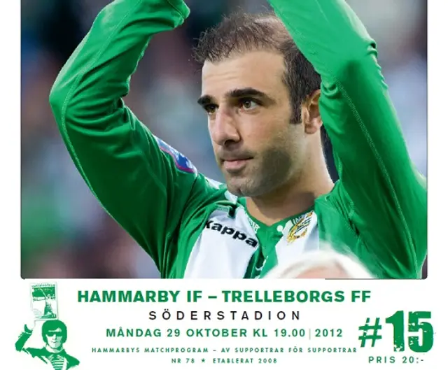 Supportrarnas matchprogram inför Trelleborg