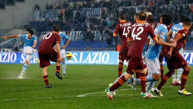 Lazio-Roma 3-2: Derbytriumf i regnets Rom