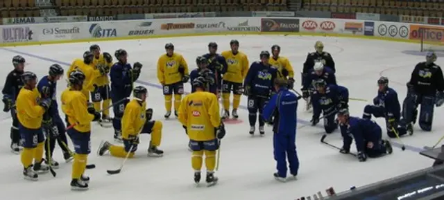 HV71s tr&auml;ningsmatcher 05/06