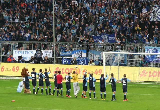 1860 München kryssade mot serieledarna