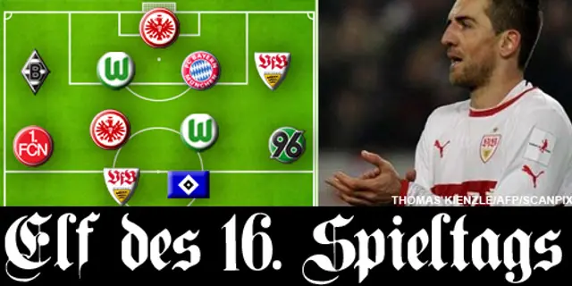 Omgångens elva i Bundesliga: Ibisevic upp i skytteligatopp efter hattrick