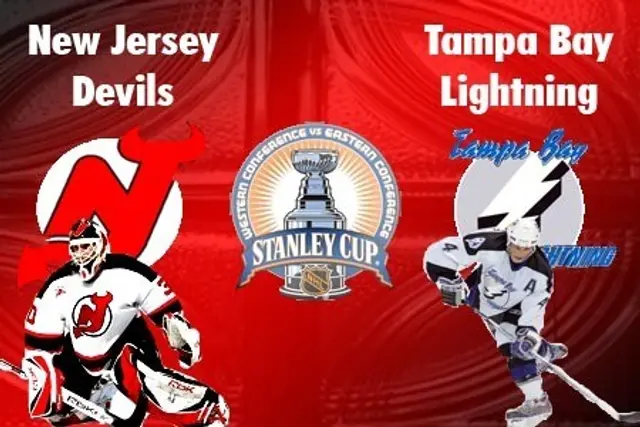 Tampa Bay - New Jersey match 2: Johan Holmqvist matchhj&auml;lte f&ouml;r Tampa