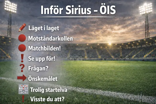 Inför Sirius - ÖIS