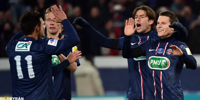 PSG - Toulouse 3-1; PSG vidare i Coupe de France