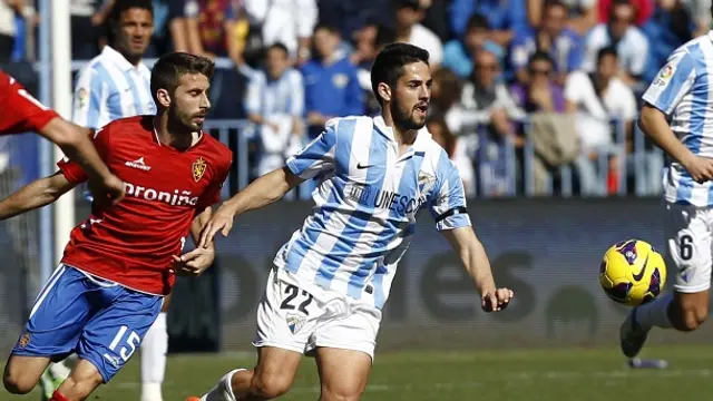 Málaga - Real Zaragoza 1-1 - Málaga tappar återigen poäng hemma, men Julio Baptista gjorde efterlängtad comeback efter 16 månader