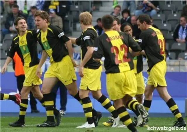 Viktig seger f&ouml;r Dortmund i Berlin!