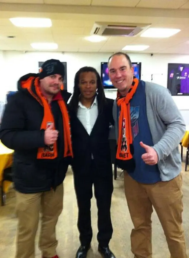 Svenskt möte med Edgar Davids