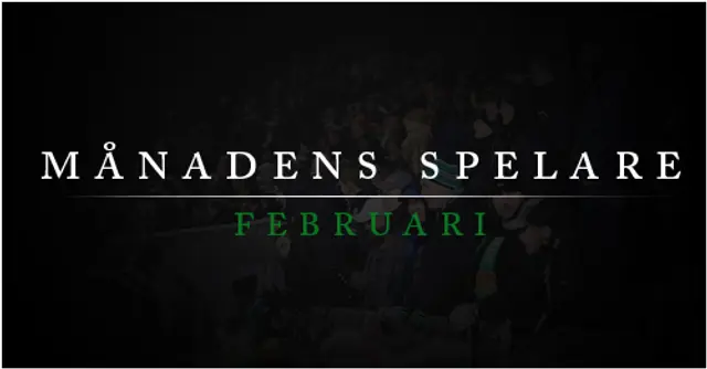 Månadens spelare : Februari 