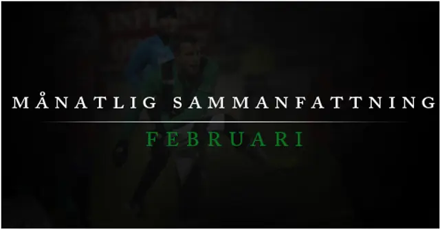 Månatlig sammanfattning - Februari