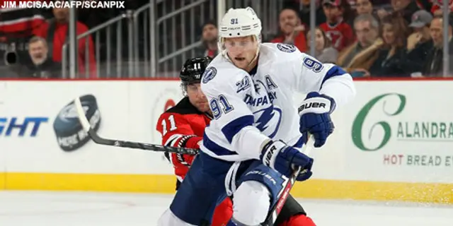 Stamkos korad till NHL:s första stjärna under februari månad