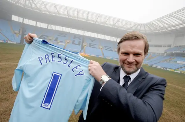 Steven Pressley ny tränare för Coventry City