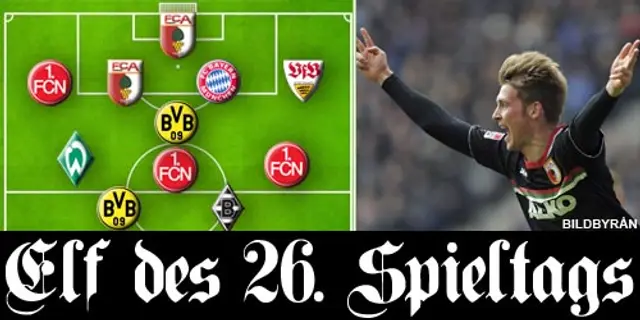 Omgångens elva i Bundesliga: Nürnberg-fokus