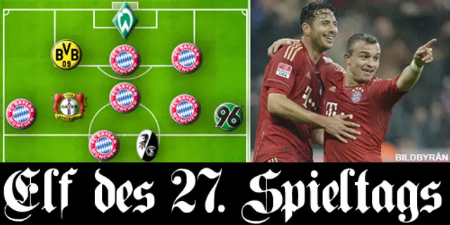 Omgångens elva i Bundesliga: 9-2 säger allt