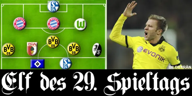 Omgångens elva i Bundesliga: Topplagen hade show