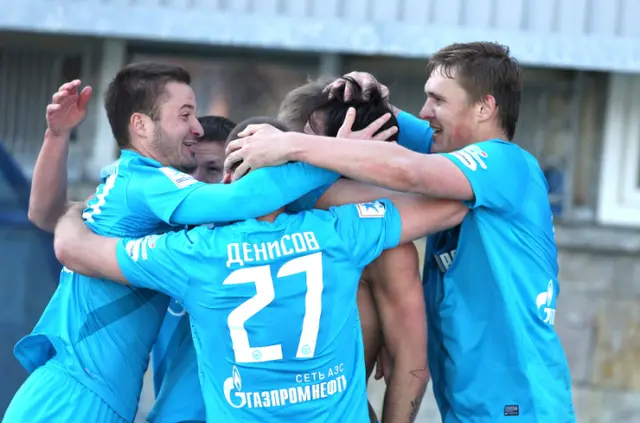 Zenit 1 - 0 Krasnodar. Åtta poäng har blivit fyra