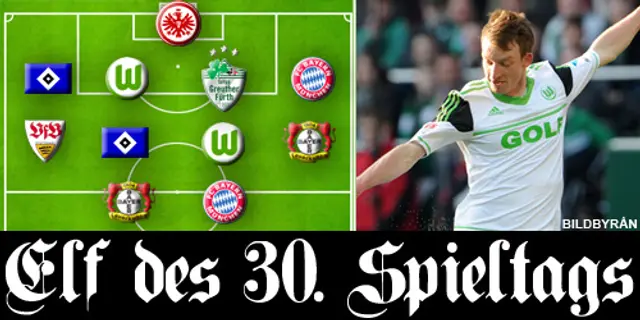 Omgångens elva i Bundesliga: Wolfsburg guldklimp