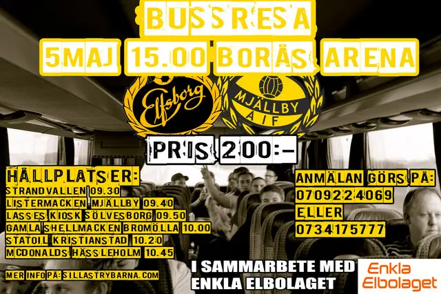 Bussresa - Elfsborg borta