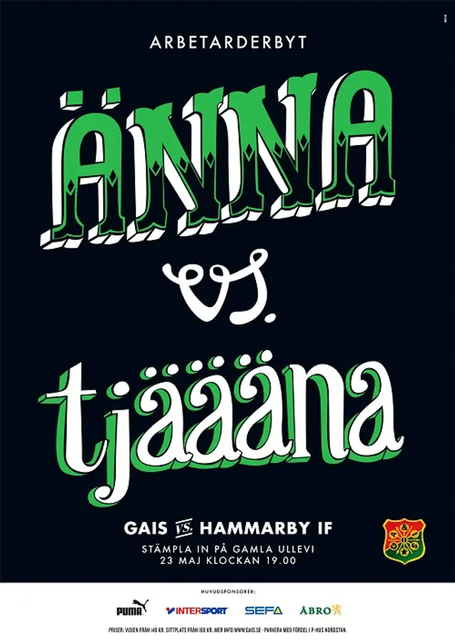 Inför: GAIS-Hammarby - Dags att sluta upp!