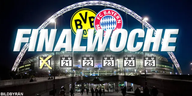 Finalwoche - montag: Italiensk domare på Wembley - "Vi är kanske lite favoriter"