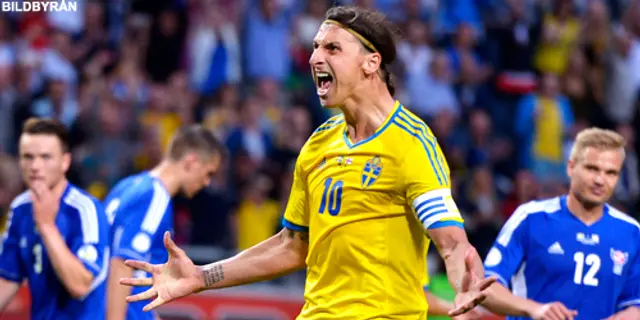 Två Zlatan-mål gav tre poäng mot Färöarna